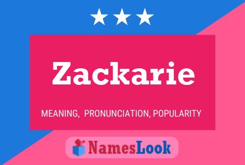 Pôster do nome Zackarie