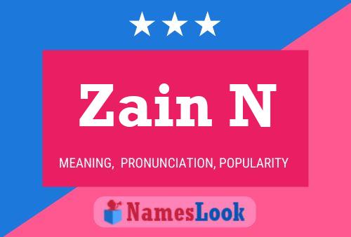 Pôster do nome Zain N