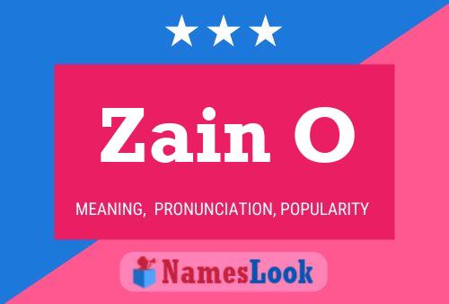 Pôster do nome Zain O