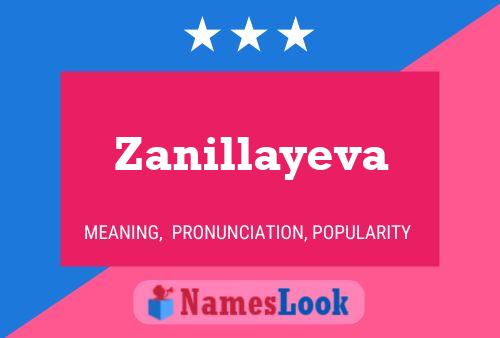 Pôster do nome Zanillayeva