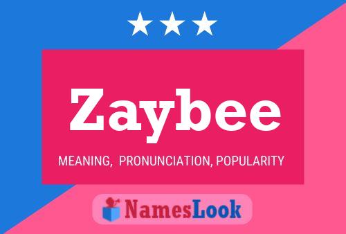 Pôster do nome Zaybee